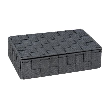 WENKO 24223100 - Coș ADRIA 26x17 cm gri/antracit