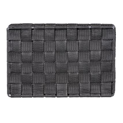 WENKO 24223100 - Coș ADRIA 26x17 cm gri/antracit