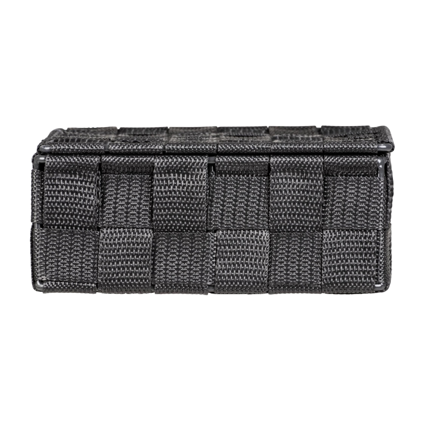 WENKO 24223100 - Coș ADRIA 26x17 cm gri/antracit