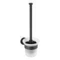 WENKO 24243100-WC Perie WC BOSIO BLACK 10x35 cm inox/argintiu/satinat