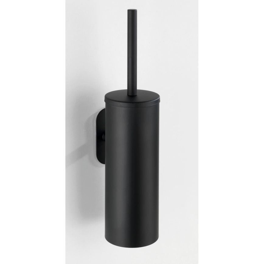 WENKO 24289100 - Perie WC TURBO-LOC OREA BLACK 9 x 39,5 cm inox/negru
