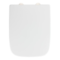 WENKO 24334100 - Capac WC EXCLUSIVE 46,5 x 37 cm alb/argintiu