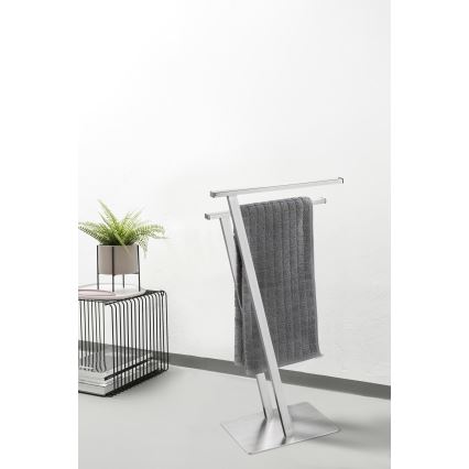 WENKO 24397100 - Suport pentru prosoape LIRIO 20x76,5 cm inox/satinat