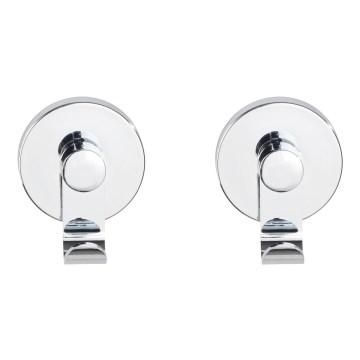 WENKO 24466100 - cârlig VACUUM-LOC, 6 x 7 cm, crom lucios