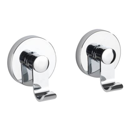 WENKO 24466100 - cârlig VACUUM-LOC, 6 x 7 cm, crom lucios