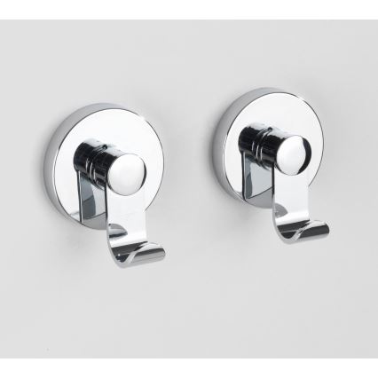 WENKO 24466100 - cârlig VACUUM-LOC, 6 x 7 cm, crom lucios