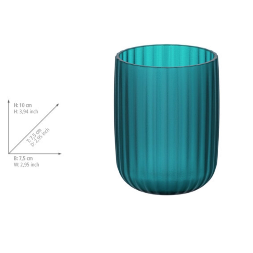 WENKO 24479100 - Pahar AGROPOLI, 7,5 x 10 cm, turcoaz