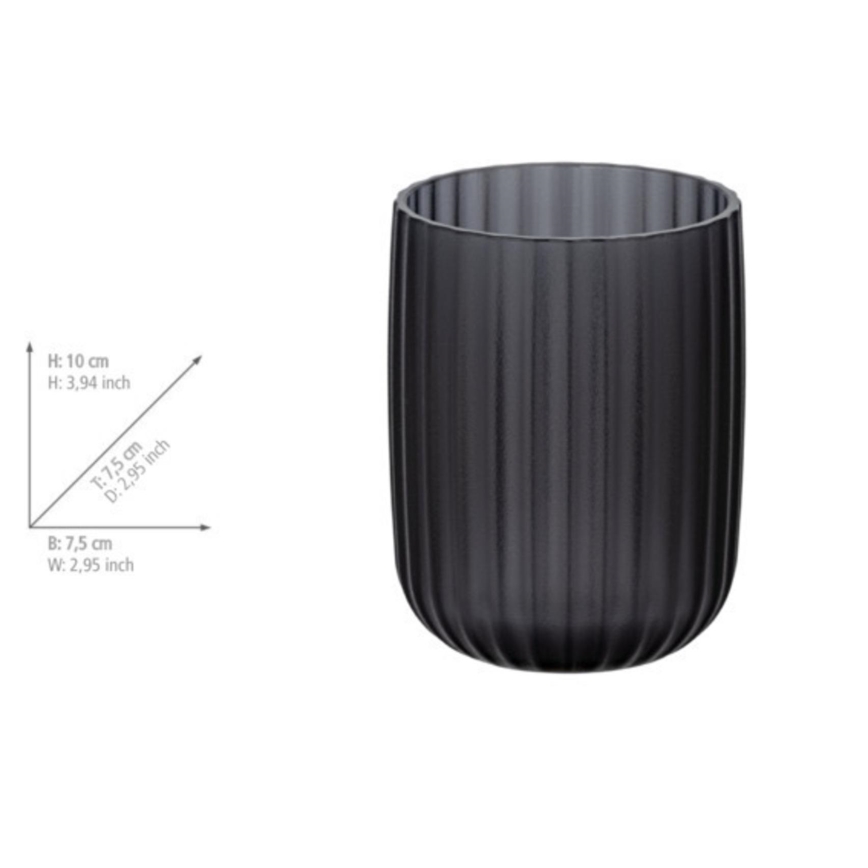 WENKO 24489100 - Pahar AGROPOLI 7,5 x 10 cm, gri