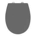 WENKO 24572100-WC Capac WC VORNO NEO 46x37 cm, gri/argintiu