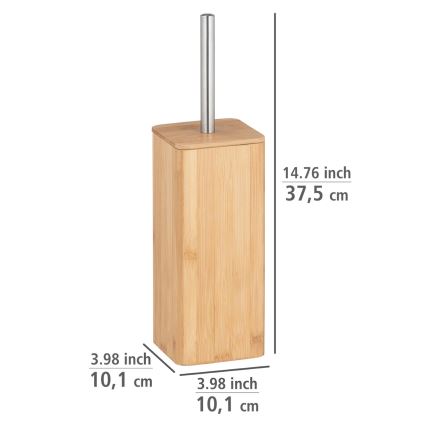 WENKO 24748100 - Perie WC BAMBUSA 10x37,5 cm maro