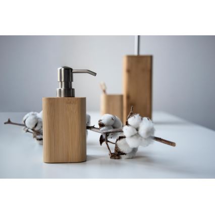 WENKO 24748100 - Perie WC BAMBUSA 10x37,5 cm maro