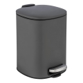 WENKO 24780100 - Coș ALASSIO, 20,5 x 27 cm, gri/negru