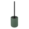 WENKO 24808100 - Perie WC BELLUNO 11,5 x 42 cm verde/negru