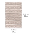 WENKO 24868100-Covoraș SHAKI 50x80 cm bej/alb