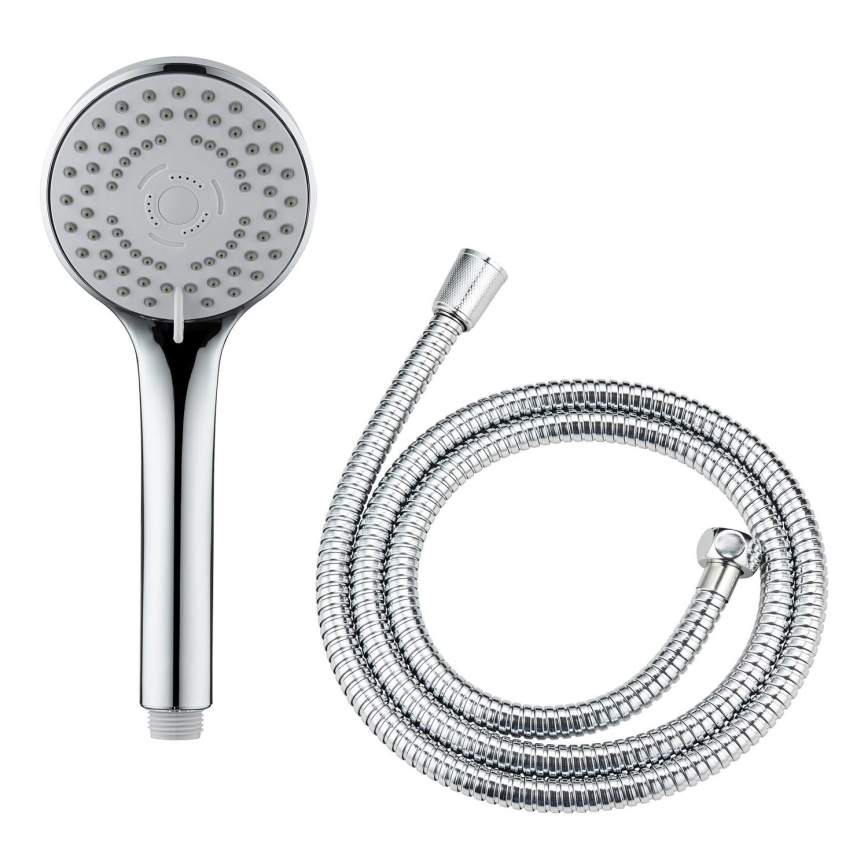 WENKO 24918100 - Cap de duș BASIC LINE 9,5 x 9,5 cm, crom lucios/argintiu