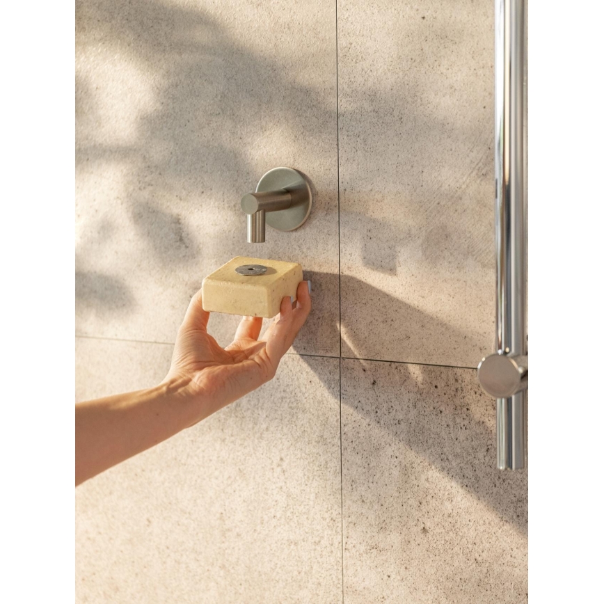 WENKO 24971100-Suport pentru săpun TURBO-LOC 4,5x7 cm argintiu