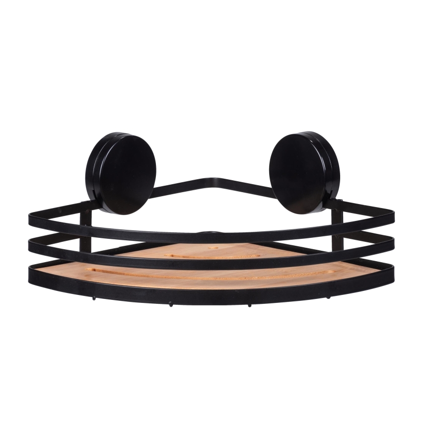 WENKO 24980800-Poliță ALBA 27,3x21 cm negru/maro