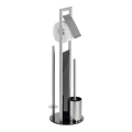 WENKO 24981800 - Set WC RAVINA, 20 x 70 cm, inox/argintiu