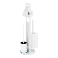 WENKO 24983800 - Set pentru WC RAVINA, 20 x 70 cm, inox/alb