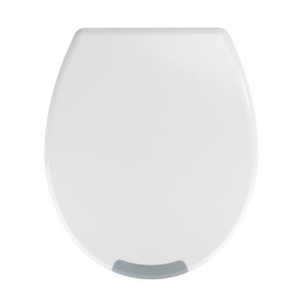 WENKO 25005100 - Capac WC SECURA 37 x 44 cm, alb/gri