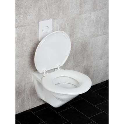 WENKO 25112100 - Capac WC TORINO 44 x 43,5 cm, alb