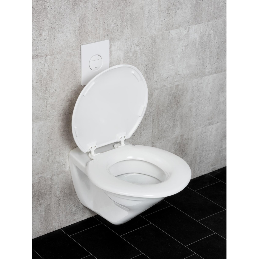 WENKO 25112100 - Capac WC TORINO 44 x 43,5 cm, alb