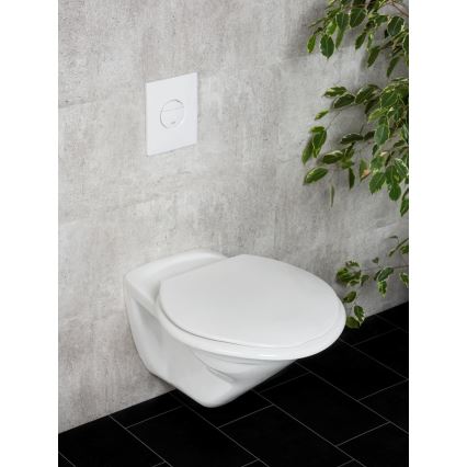 WENKO 25112100 - Capac WC TORINO 44 x 43,5 cm, alb