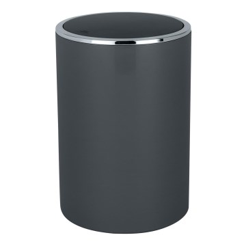 WENKO 25146100 - Coș INCA, 18,5 x 25,5 cm, antracit/crom lucios