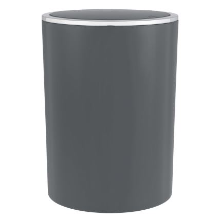 WENKO 25146100 - Coș INCA, 18,5 x 25,5 cm, antracit/crom lucios
