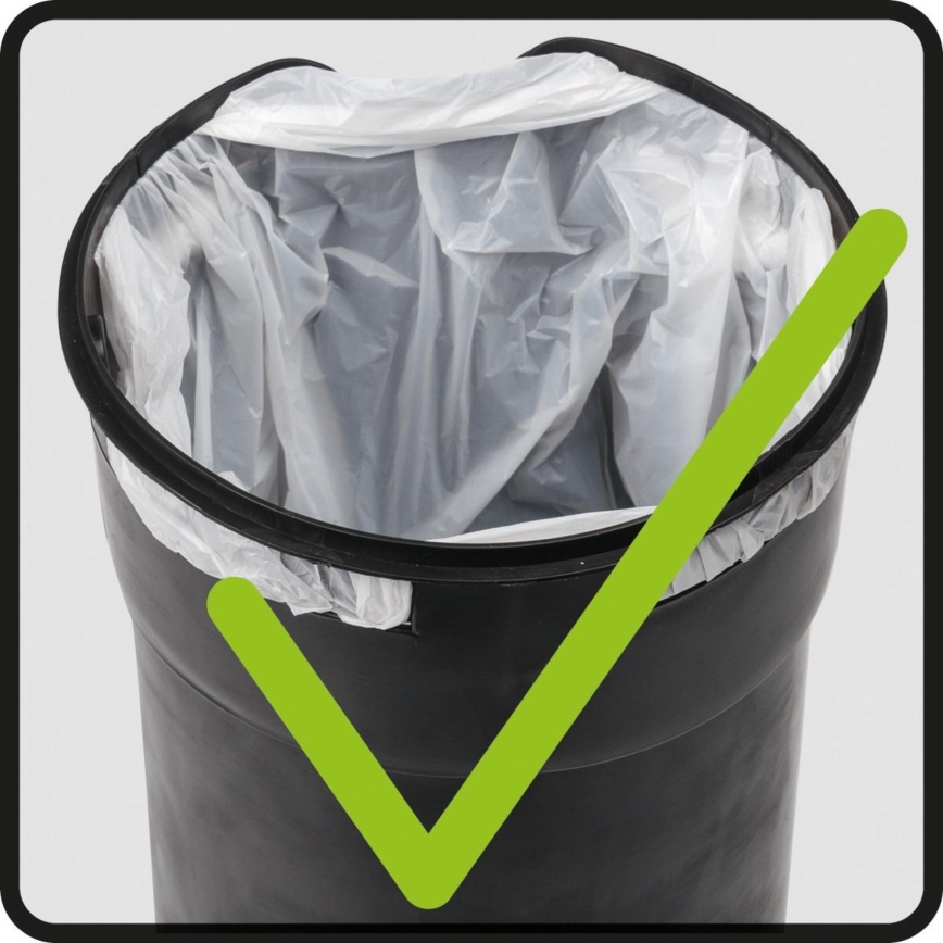 WENKO 25153100 - Coș de gunoi LEMAN 17x25 cm albastru/negru