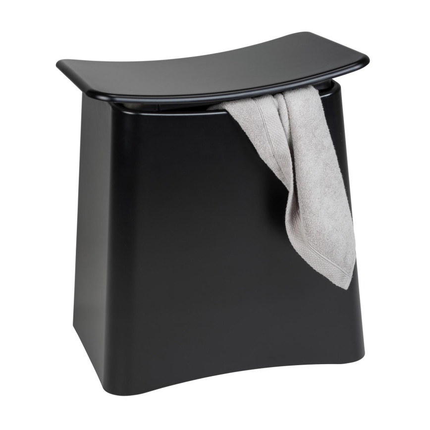 WENKO 25157100 - Taburet WING 45 x 48 cm, negru