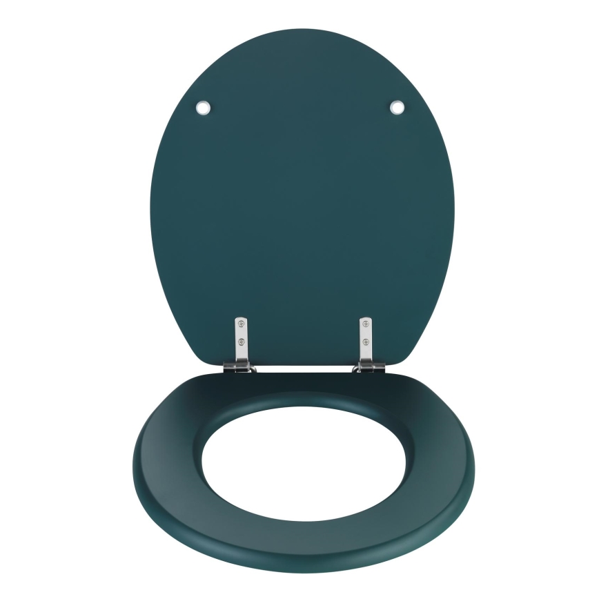 WENKO 25171100-WC PRIMA capac WC 37x41 cm verde/argintiu
