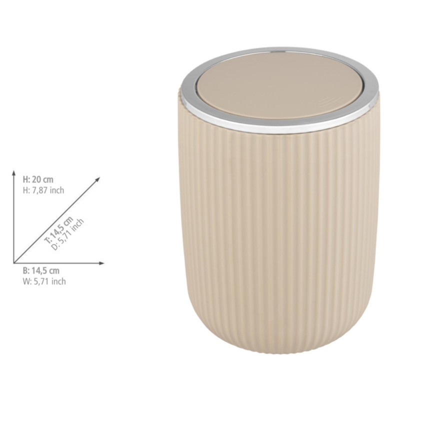 WENKO 25186100 - Coș AGROPOLI 14,5 x 20 cm bej