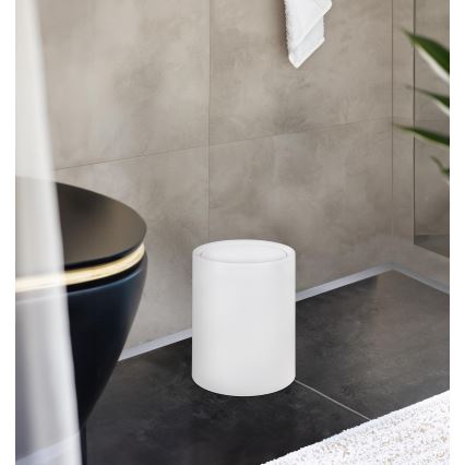 WENKO 25209100 - Coș ATRI 21 x 25,5 cm, alb