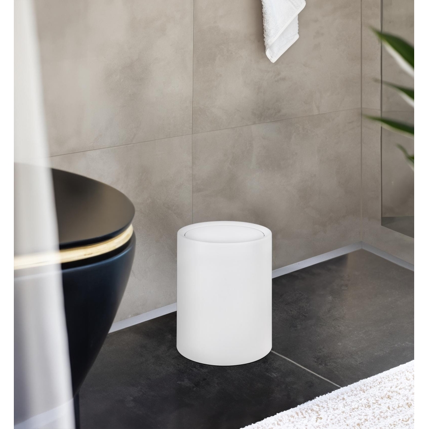 WENKO 25209100 - Coș ATRI 21 x 25,5 cm, alb