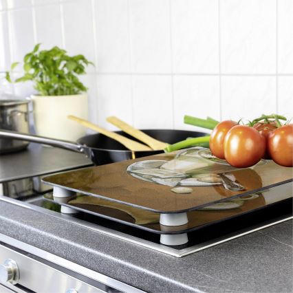 WENKO 2521280100 - Husă pentru placă 52x30 cm multicolor/gri/transparentă