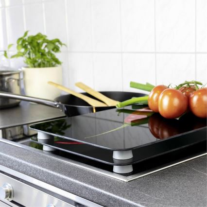 WENKO 2521380100 - Capac pentru plită 30x52 cm, multicolor/gri/transparent
