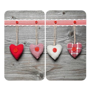 WENKO 2521481100 - Placă de acoperire 30x52 cm multicoloră/gri/transparentă