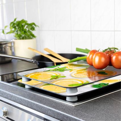 WENKO 2521512500 - Placă de acoperire pentru alimente, 30 x 52 cm, multicolor