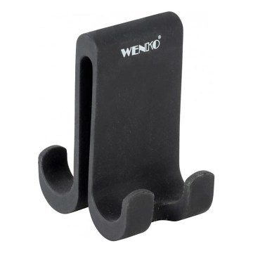 WENKO 25229100 - Cârlig VERNA DUO 5 x 9,5 cm, negru