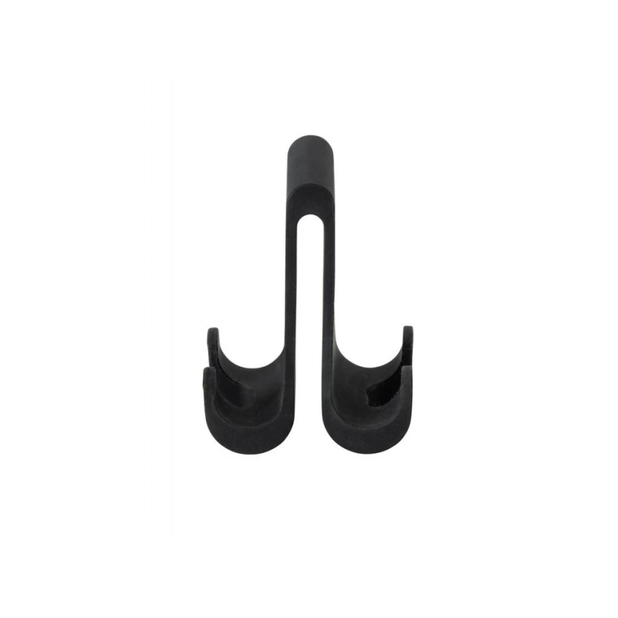 WENKO 25229100 - Cârlig VERNA DUO 5 x 9,5 cm, negru