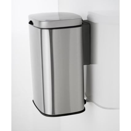 WENKO 25336100 - Coș SARE, 21,5 x 29,5 cm, argintiu