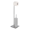 WENKO 25378100 - Perie WC RECCO 20 x 71,5 cm satinat