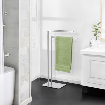 WENKO 25379100 - Suport pentru prosoape RECCO 48x80,5 cm satinat