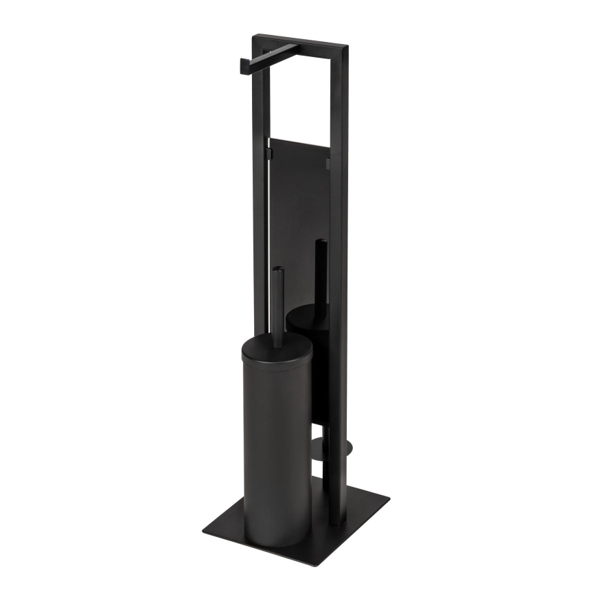 WENKO 25400100 - Perie WC RIVALTA 18x70 cm neagră