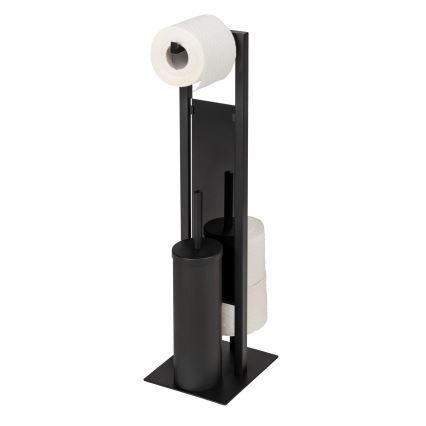 WENKO 25400100 - Perie WC RIVALTA 18x70 cm neagră