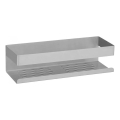 WENKO 25425100 - Poliță TURBO-LOC GENOVA MAT, 30 x 10,5 cm, argintie