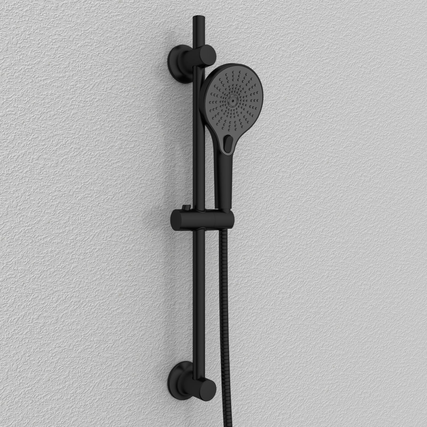 WENKO 25463100 - Bară de duș LIBERTÀ 70 cm, negru