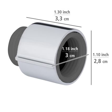 WENKO 25480100 – Regulator pentru WATERSAVING SYSTEM, argintiu