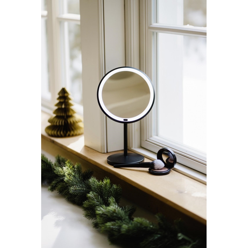 WENKO 25523100 - Oglindă ONNO 20x34 cm neagră